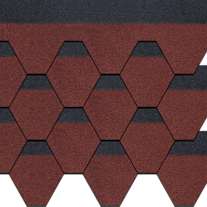 Revestimiento de piedra asfáltica Techo Autoadhesivo Impermeable Económico Tejas Techo Laminado Asfalto Teja - Product Image 2