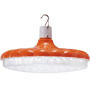 ไฟฉุกเฉิน LED ชาร์จผ่าน USB 100W 5000K แสงเดย์ไลท์ IP65 สำหรับภายนอกอาคาร ป้องกันอัคคีภัย ติดตั้งบนเพดาน สีส้ม วัสดุ ABS+PS - Product Image 1