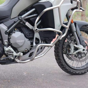 Barre de protection supérieure de moto en argent pour Multistrada <span class=keywords><strong>1260</strong></span>/MTS <span class=keywords><strong>1260</strong></span> <span class=keywords><strong>Enduro</strong></span> - Product Image 1