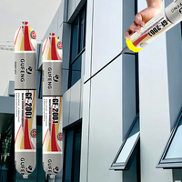 Scellant silicone rigide emballé, adhésif structurel pour murs-rideaux, collage de verre, étanchéité des carreaux pour la construction