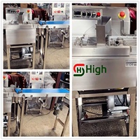 Machine d'enrobage industrielle de chocolat avec gaufrette de biscuit de tunnel de refroidissement de chocolat