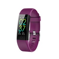 Gelang Pintar yang Dapat Disesuaikan, Pelacak Detak Jantung, Pedometer, Layar AMOLED, Tali Logam, Daya Tahan Baterai Lama, Kompatibel dengan Android