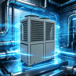 Système de chauffage à eau chaude pour hôtels, résidences et commerces, pompe à chaleur air-air à très basse température EVI DC Inverter - Product Image 5