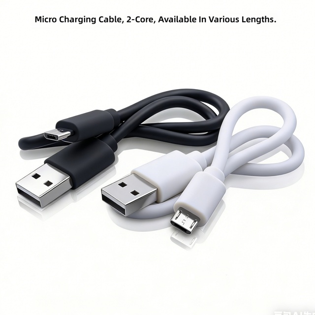 Micro Charging Cable V8 Android USB PVC 20cm Headphone Speaker Small Fan Juice Blender Matching Power Cord