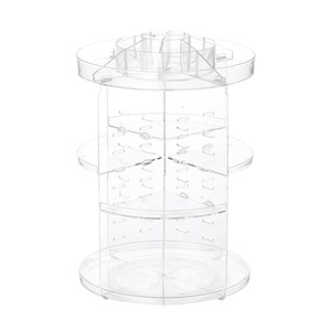 Transparent Rotating Cosmetic Storage Rack Multi Layer Desktop Organizer For <b>Makeup</b> Skincare Products - Product Image 5