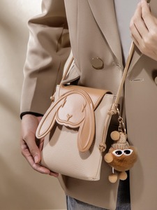 High-end Vintage <b>Small</b> Shoulder Bag New Cowhide PU Premium Phone Bag Crossbody Mini <b>Purse</b> with Single Button Closure for Women - Product Image 6