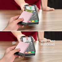 Dompet Pop Up Desain Paten TILONSTAR, Tempat Kartu RFID Aluminium Asli untuk Pembelian Grosir Kustom