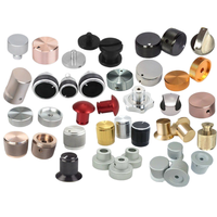 Bouton de commande rotatif audio Hi-Fi non standard en métal usiné CNC de précision pour potentiomètre