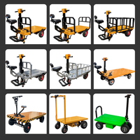 Chariots de manutention pour entrepôt, Chariots à plateau électriques, Chariots de transport, Transporteurs de carreaux stationnés, Transporteurs de marchandises, Chariots à plateau