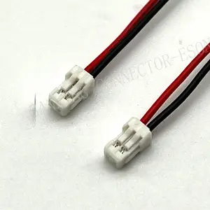 Customized Battery Wire Harnesses 1.0mm 2P housing with 1061 30AWG wire harness