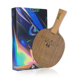 Loki K11 Werkspreis Walnuss-Holz Oberfläche Klinge Ping-Pong-ALC Tisch-Tennis-Klinge Carbon