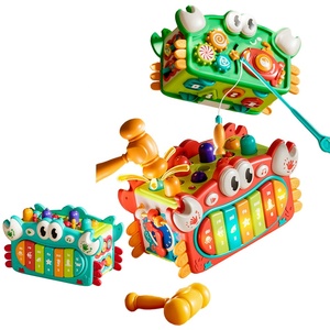 <span class=keywords><strong>Cubo</strong></span> ocupado <span class=keywords><strong>Montessori</strong></span> 12 en 1 para bebés, juguete multifunción para niños pequeños, Desarrollo Educativo temprano, <span class=keywords><strong>Cubo</strong></span> <span class=keywords><strong>de</strong></span> actividad sensorial con música ligera - Product Image 1