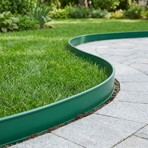 Borde de Plástico para Árboles Sunsbuild de 12 Pulgadas, Borde Verde para Jardín, para Paisajismo Exterior, Fácil Instalación - Product Image 2