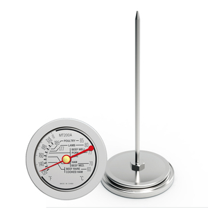 Tùy chỉnh quay số thép không gỉ đo nhiệt độ thịt Nhiệt kế BBQ Nhiệt kế cho bít tết GÀ tây nấu ăn thịt Nhiệt kế - Product Image 4