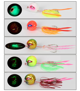 OEM 60g-200g Inchiku <strong>Madai</strong> Slider <strong>Jig</strong> Lure Snapper Tai Kabura Sliding Slow <strong>Jig</strong> with Rubber Tail Skirt Assist Hook - Product Image 5