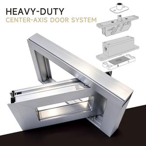 Khuyến mãi nóng tại Nam Mỹ: Bản lề xoay chịu lực 500KG, bản lề xoay kép, tay xoay 0-180 độ °   Bộ đóng cửa lò xo sàn xoay - Product Image 1
