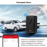 Traceur GPS sans fil magnétique puissant avec surveillance de la température MiCODUS, dispositif de suivi 4G avec géolocalisation pour conteneurs de marchandises et actifs ML500G