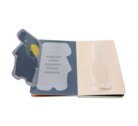 Libro de Lectura Infantil Educativo en Inglés con Dinosaurios, Personalizado por Yimi, con Solapa 3D, de Cartón, con Tapa Dura Impresa