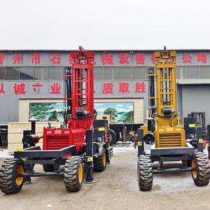 Trivella per pozzi d'acqua da montagna su rimorchio, 200m, con accessori completi - Product Image 3