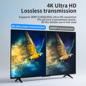 4K 30Hz 60m HDMI KVM Extender Over RJ45 CAT5e CAT6 Ethernet mạng cáp âm thanh video Transmitter <span class=keywords><strong>Receiver</strong></span> Dual đầu ra HDMI - Product Image 3