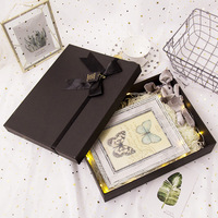 Coffret cadeau de parfum avec logo personnalisé, boîte vide pour cadeau de demoiselle d'honneur avec couvercle