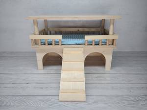 Maison en bois pour hérisson, accessoires pour petits animaux, cochon d'Inde - Product Image 4