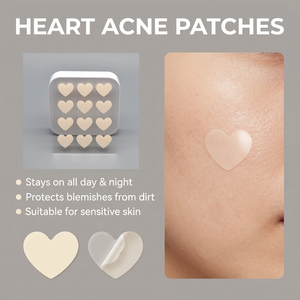 Cerotto Idrocolloidale Personalizzato a Forma di Cuore Journey Care con Acido Salicilico, Olio di Tea Tree e Centella Asiatica per Alleviare l'Infiammazione - Product Image 4
