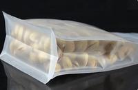 Pochette debout à huit joints latéraux en plastique anti-odeur personnalisée Sac transparent à fond plat avec fermeture éclair