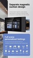 Glomarket Tuya Smart 7 pouces, passerelle domestique Zigbee, panneau de commande intelligent Wifi, multifonction, musique Ble, écran tactile mural, centre