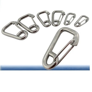 Mousqueton en acier inoxydable Eda M6M8M10M12M14M16M18M20M22, crochet d'escalade à usage général - Product Image 5