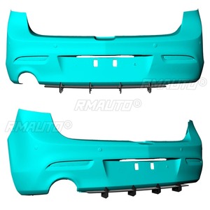 สปอยเลอร์กันชนหลังรถยนต์ ชิ้นส่วนตกแต่งสำหรับ Mazda 3 Hatchback 2010-2013 ฝาครอบป้องกันกันชน อุปกรณ์เสริม - Product Image 3