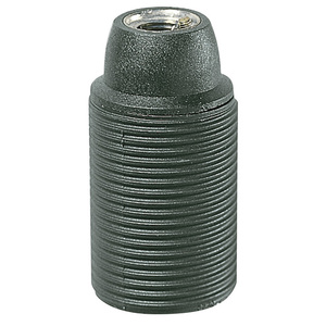 Portalampada E14 M10x1 Cm Nero, Lunghezza Filettatura 2,8 Cm, Altezza 3,6 Cm, Accessorio per Cablaggio - Product Image 1