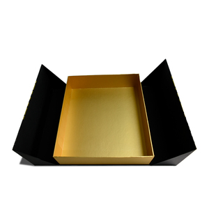 2025 Newly Luxury Gift <b>Box</b> Folding Two Doors Lid <b>Box</b> <b>Silver</b> Gold Foil Stamping Logo Magnetic Boxes - Product Image 6