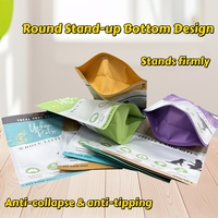 Sachet d'emballage personnalisé pour aliments lyophilisés pour chiens et chats, sac de rangement refermable à fermeture éclair pour friandises pour animaux, pochette alimentaire verticale pour animaux de compagnie