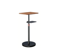 Plateforme de pupitre métallique réglable en hauteur, support pour ordinateur portable, table de réception de mariage, organisateur sur pied peu encombrant