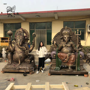 รูปปั้นพระพุทธรูปพระพักตร์ขนาด<span class=keywords><strong>ใหญ่</strong></span>กลางแจ้ง งานประติมากรรม<span class=keywords><strong>พระ</strong></span>พักตร์โบราณทำจากทองสัมฤทธิ์ - Product Image 3