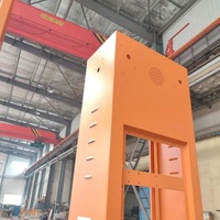Boîtier en acier robuste pour systèmes d'avertissement d'intersection - Fabrication sur mesure et service de peinture en poudre protectrice