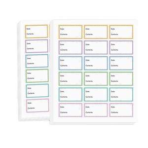 Customizable Self-Adhesive <strong>Writable</strong> Label <strong>Stickers</strong> Office Use Date and Text Writing for Packaging Labels - Product Image 1