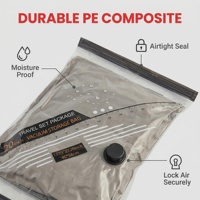 Sacs sous vide multifonctionnels modernes en PE de 70 microns, lot de 20 pièces, pour vêtements, couettes, voyages, organisateur de valise, sacs de compression pour vêtements