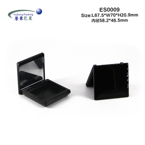 Étui plastique magnétique vide, compact et carré, 10 pièces, pour maquillage, étiquette privée, mallette pour poudre plastique - Product Image 4