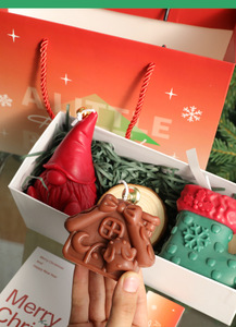 Handicraft Handmade Christmas Scented <b>Candle</b> Gift Set <b>Xmas</b> Figure Aromatherapy <b>Candle</b> Holiday Gift Box With Full Accessories - Product Image 5