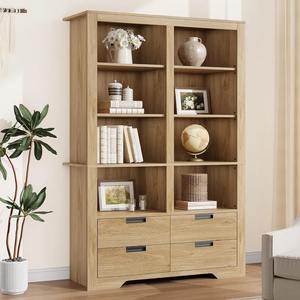 Estantería Estilo Rústico con 4 Cajones, Mueble de Almacenamiento Grande para Sala de Estar o Cocina - Product Image 4