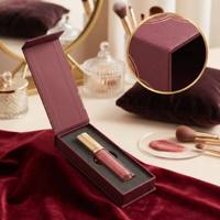 Boîte d'emballage personnalisée en carton rigide pour gloss à lèvres avec impression de logo pour la vente en gros de cosmétiques