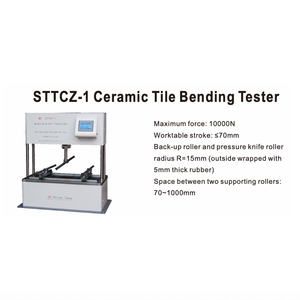 Testeur de flexion de carreaux céramiques STTCZ-1 10kN – Machine d'essai de résistance à la flexion en trois points pour le <span class=keywords><strong>test</strong></span> de charge de rupture des carreaux de sol et de mur - Product Image 4