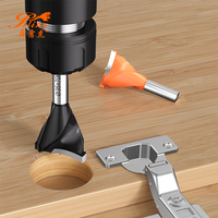 Outils de menuiserie Mèches de toupie à bois solides 35/37mm Scie cloche à bois Mèche de forage TCT
