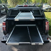 Plateau coulissant pour benne de camionnette à forte capacité de charge, adapté à tous les camionsnettes