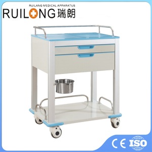 Chariot d'endoscopie Sichuan Ruilang 578x756x1200mm, chariot médical silencieux à quatre niveaux pour usage hospitalier - Product Image 2