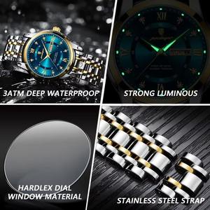 Drioshipping Luxury Men's <b>Watch</b> Elegant Date Week Display Waterproof Stainless Steel Sports Wristwatch Alloy Quartz Fashion - Product Image 3