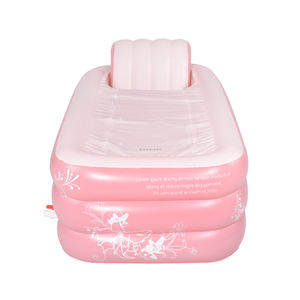 Baignoire de spa <span class=keywords><strong>gonflable</strong></span> circulaire personnalisée <span class=keywords><strong>pour</strong></span> adultes <span class=keywords><strong>accessoire</strong></span> de piscine pliable et portable en PVC avec logo OEM personnalisable de Guangdong - Product Image 3