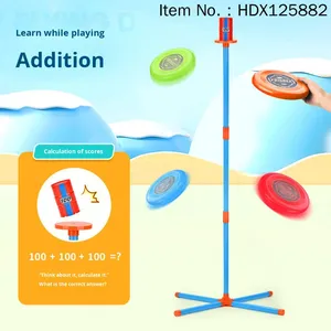 Disco Volador de Plástico para Niños Pequeños, Juego de Dos Jugadores, Soporte para Disco Volador, Deportes al Aire Libre, Competición, Boomerang, Juguete Divertido y Seguro para Padres e Hijos - Product Image 4